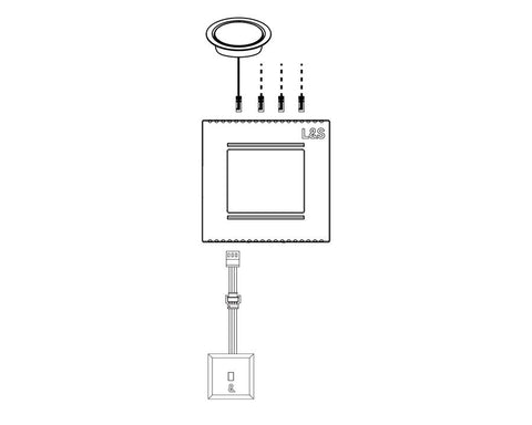 L&S MEC System Touch Switch for Wired Sensor Distribution Module