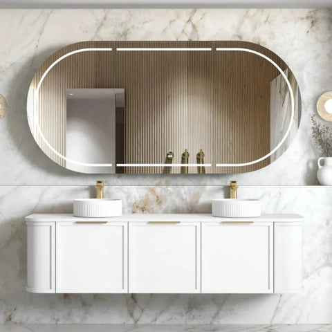 Lancaster white vanity 1800