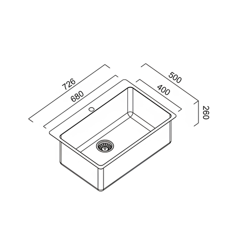 Latrobe Laundry Tub Sink | LT100, LT70B, LT120