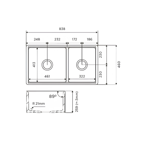 Legrande Chambord Butler Sink