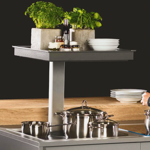 Ninka Qanto-B Corner Unit in dark grey