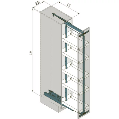 Liro Standard Larder Extra Shelf