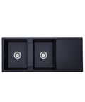 M-GS406B – Ria Double Bowl With Drainer – Granite Sink