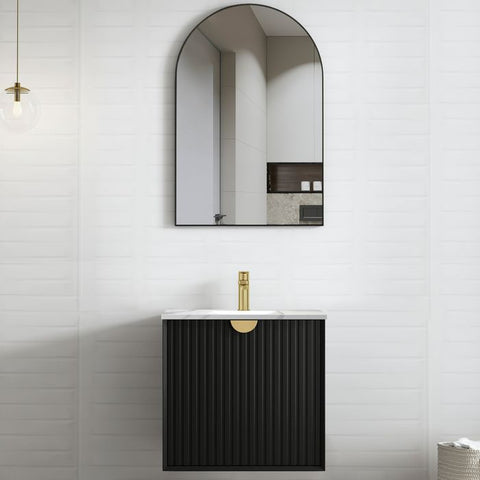 Vanity MARLO Wall Hung 600mm Matte Black