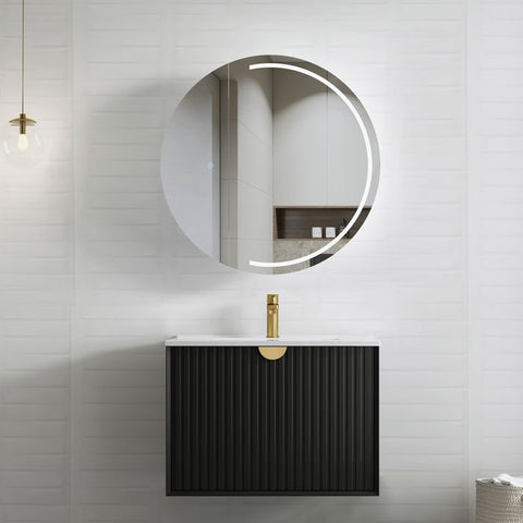 Vanity MARLO Wall Hung 750mm Matte Black