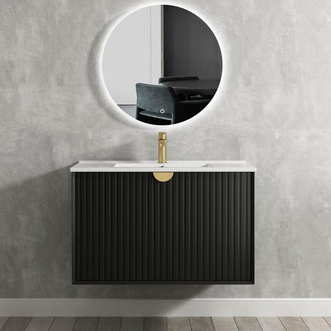 Vanity MARLO Wall Hung 900mm Matte Black