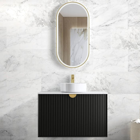 Vanity MARLO Wall Hung 900mm Matte Black