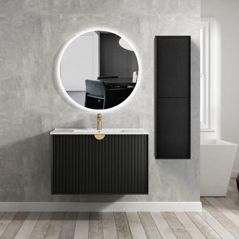 Vanity MARLO Wall Hung 750mm Matte Black