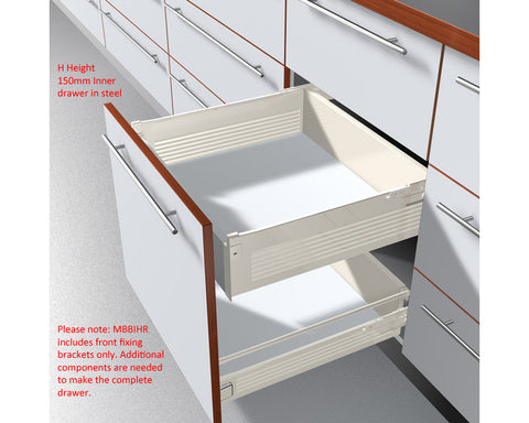 Blum METABOX Front Fixing Bracket for Inner Drawer