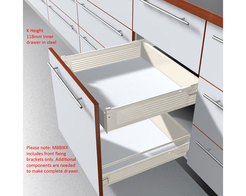 Blum METABOX Front Fixing Bracket for Inner Drawer