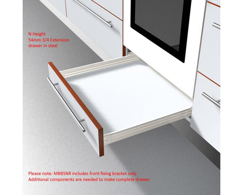 Blum METABOX Front Fixing Bracket, N Height. Screw-On.