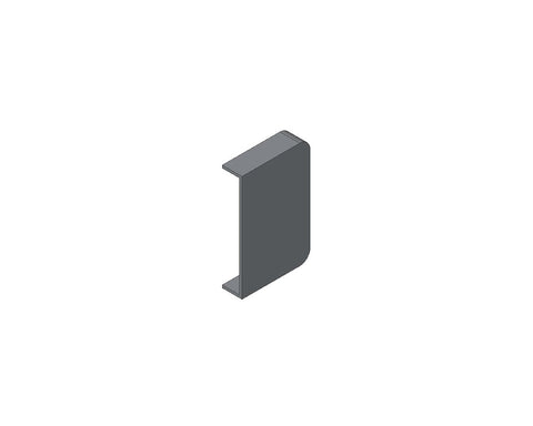 Blum METABOX Cover Cap, Rectangular Symmetrical In Cream ZAA.3500
