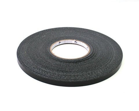 Melamine Pre Glued Size: 22mm x 150m in Black Stipple. Sold per 1 roll