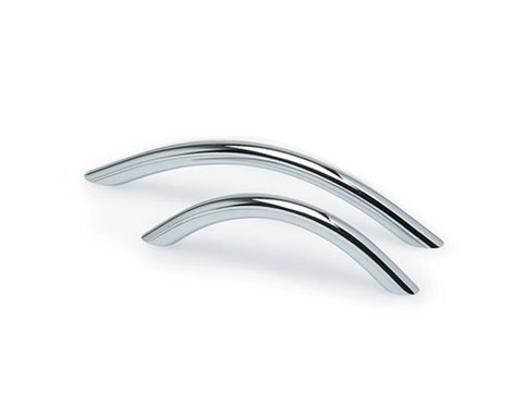 Bow Handle in Chrome Look Height: 28mm Width: 10mm