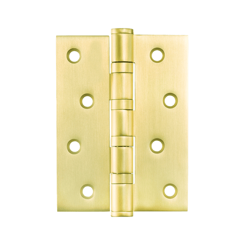 Solid Brass Hinge | 100mm × 76mm