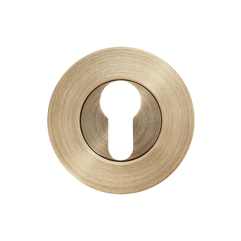 Momo Euro Cylinder Escutcheon in a modern design, enhancing security and aesthetics for doors by KitchenLibrary.