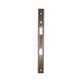 Momo mortice lock forend plate designed for Euro cylinder locks in a premium finish by KitchenLibrary.