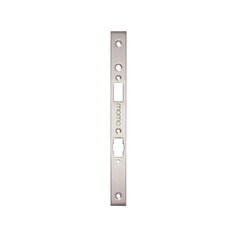 Momo Roller Mortice Lock Forend Plate for use with Euro Cylinder. KitchenLibrary brand premium finish.