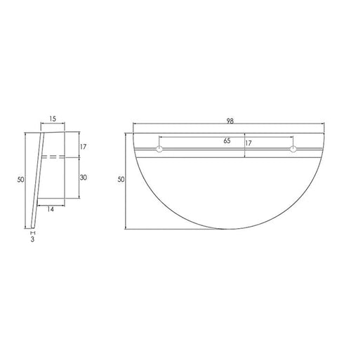 Vanity MARLO Wall Hung 1500mm Matte Black