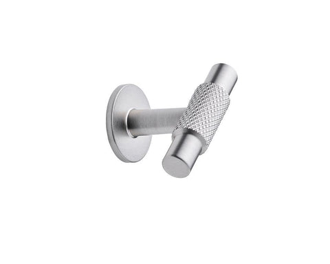 Furnipart Manor T Knob. Finish: Inox Look. Diameter: 30mm
