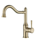 MON004-1BM – Montpellier Shepherd’s Crook Kitchen Mixer – Brushed Bronze