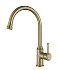 MON004BM – Montpellier Gooseneck Kitchen Mixer – Brushed Bronze