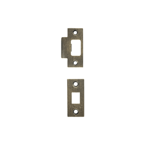 Momo Tubular Latch Accessories Set components including striker plate and forend plate.