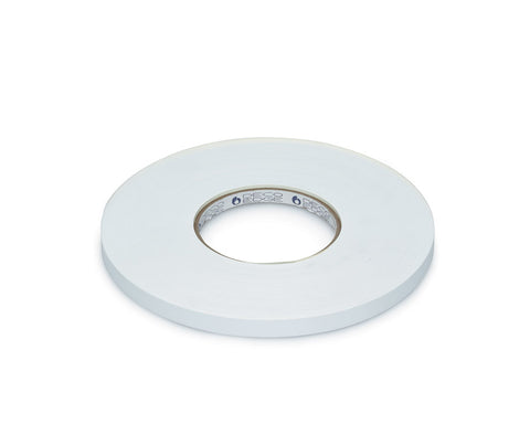 PVC Unglued. Size 22mm x 0.4mm x 200m in White Satin. Sold per 1 roll