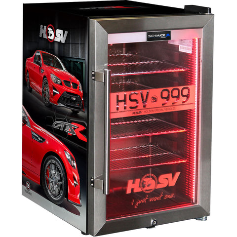 HSV GTSR Maloo branded bar fridge. Great gift idea! Add You Own Number Plate To Door! - Model SC70-SS-GTSR-Maloo