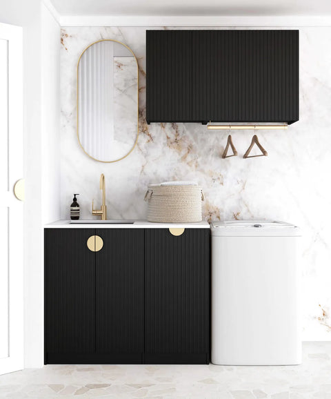 Marlo Black Laundry 1715x600x2100 (Style A)