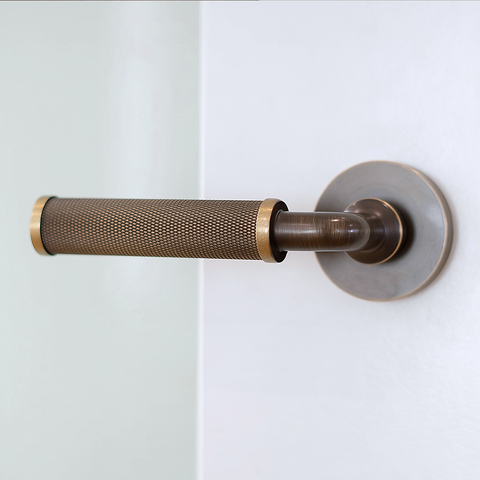 Matteo Solid Brass Door Lever | Bronze