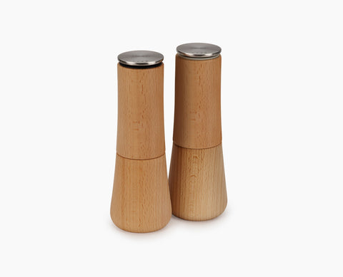 Milltop™ Wood 2-piece Salt & Pepper Mill Set