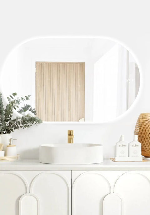 NOOSA LED Oval Frameless Mirror 1200x750mm