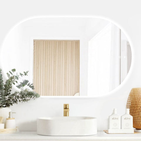 NOOSA LED Oval Frameless Mirror 1200x750mm