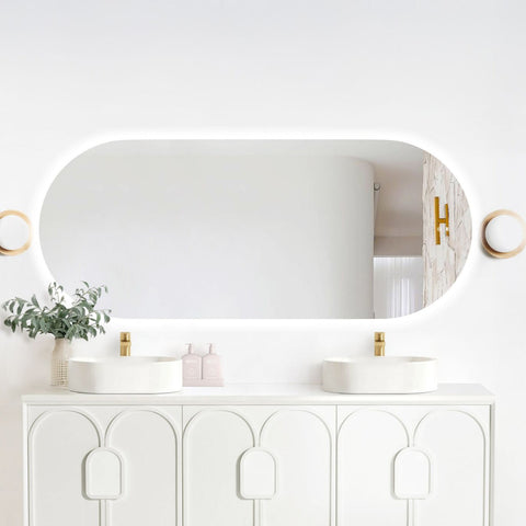 NOOSA LED Oval Frameless Mirror 1800x750mm