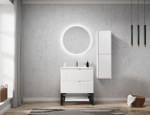 Vanity NOOSA Wall Hung 600mm Matte White