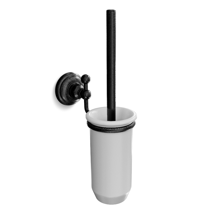 Wall-Mounted Toilet Brush & Holder (Ceramic) | Classico