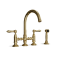 Bridge Kitchen Tap with Side Spray — Gooseneck Swivel Spout | Campania Bridge Kitchen Tap with Side Spray — Gooseneck Swivel Spout | Campania combines elegance and functionality for your dream kitchen.