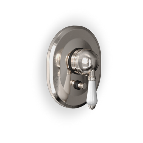Concealed Traditional Shower Mixer with Diverter — Single Lever, Finishing Set | Classico