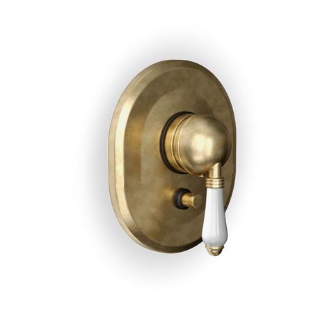 Concealed Traditional Shower Mixer with Diverter — Single Lever, Finishing Set | Classico