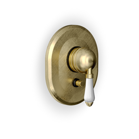 Concealed Traditional Shower Mixer with Diverter — Single Lever, Finishing Set | Classico