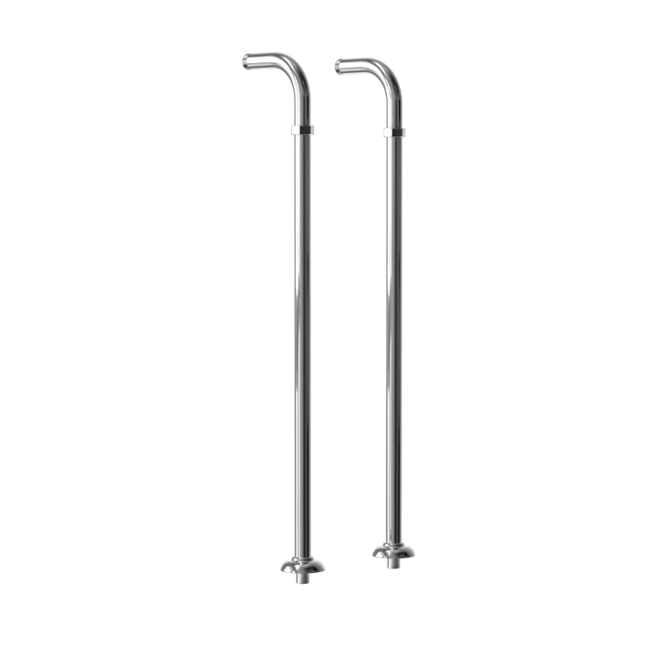Vertical Stand Pipes (Pair) — Convert 1401/1441 to Freestanding Bath Filler | Classico