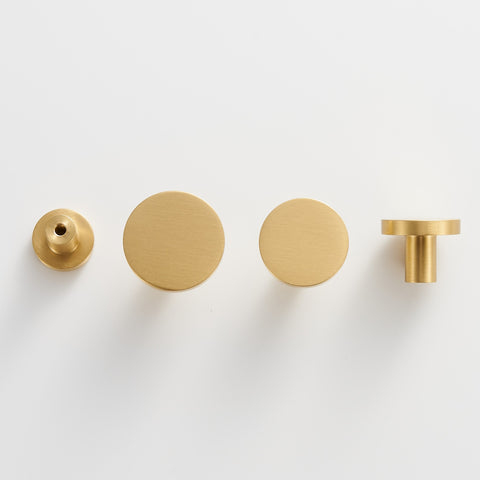 Nova Solid Brass Hook | Satin Brass XS - L