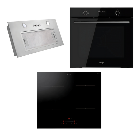 Omega Premium 60cm Induction Appliance Package