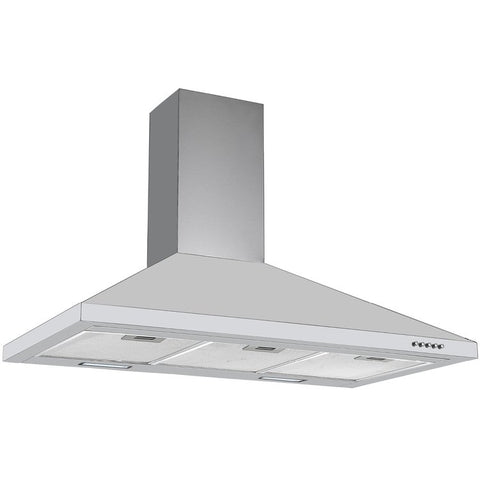 Omega Rangehood Canopy 90Cm 1000M3 Stainless Steel