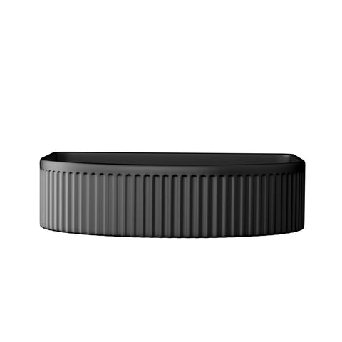 Archie Above Counter Center Waste Basin 415x365mm Matte Black