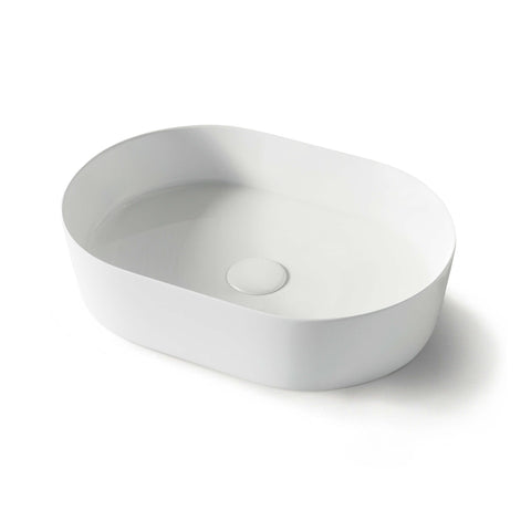 Quay Oval Basin 500x340mm Gloss White