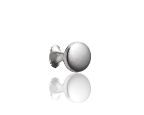 Furnipart Oval Knob. Finish: Inox Look. Length: 60mm
