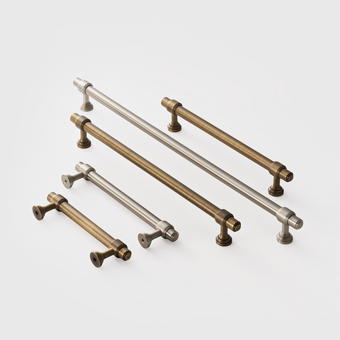 Orson Solid Brass Handle | Satin Nickel XS - XXXL