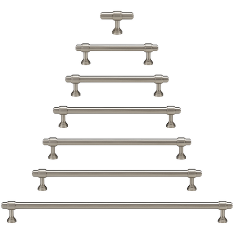 Orson Solid Brass Handle | Satin Nickel
